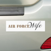 Air Force Vrouw bumpersticker (Op auto)