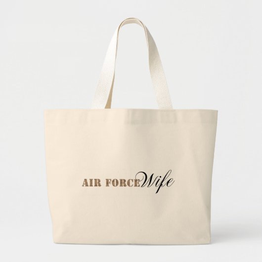 Air Force Wife Bag Grote Tote Bag (Voorkant)