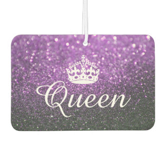 Air Freshener - Queen Crown Glitter Purple Luchtverfrisser