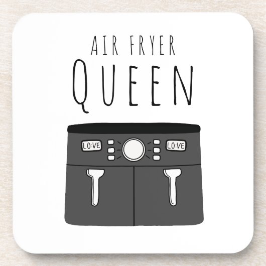 Air Fryer Queen Bier Onderzetter (Voorkant)
