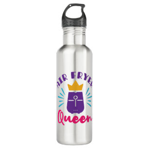 Air Fryer Queen Cook Cooking Chef Women Girls Waterfles