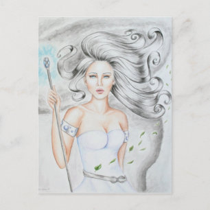 Air Goddess-postkaart Briefkaart