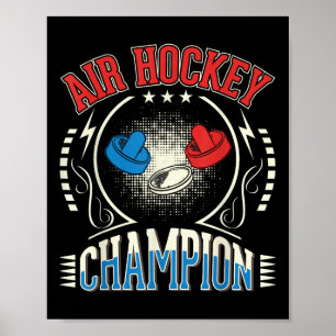 Air Hockey Champion T-shirt.png Poster