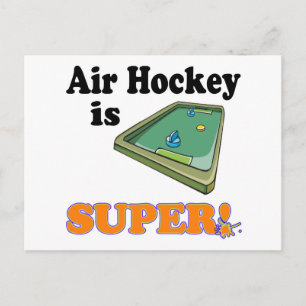 air hockey is super briefkaart