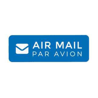 AIR MAIL AVION AVION 手 ー ルメア PAmail 紙 Etiket