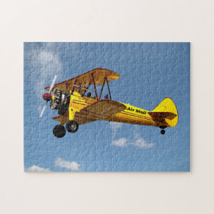 Air Mail Biplane Legpuzzel
