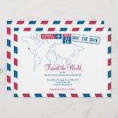 Air Mail Corporate Part Save The Date (Voorkant / Achterkant)