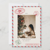 air mail mignon trois photos carte de vacances (Devant)