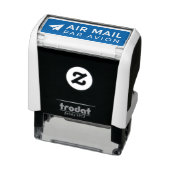 AIR MAIL PAR AVION 紙飛行機 エアメールスタンプ paper airplane o Zelfinktende Stempel (Product)