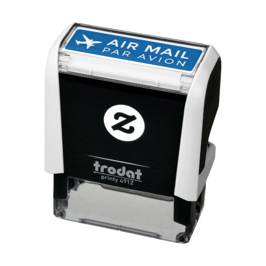 AIR MAIL PAR AVION 飛行機 エアメールスタンプ airplane セルフインキング Zelfinktende Stempel (Product)