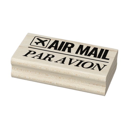 Air Mail / Par Avion verzending houten stempel (Stempel)