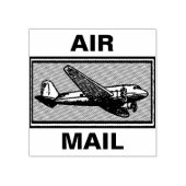Air Mail Rubberstempel (Afrduk)