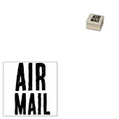 AIR MAIL 	RUBBERSTEMPEL (Gestempeld)