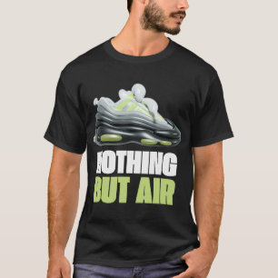 Air Max 95 Grote Bel Neon Geel Zwart Koel Grijs T-shirt
