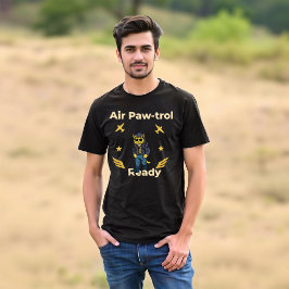 Air Paw-trol Ready Cat afbeelding T-shirt