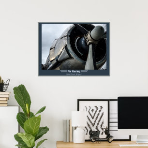 Air Racing op de luchthaven Reno Stead Poster