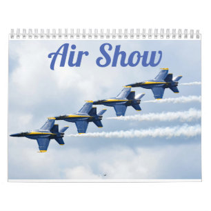 Air Show twee pagina's MediumCalendar, wit Kalender