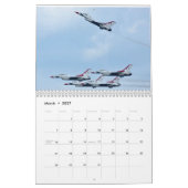 Air Show twee pagina's MediumCalendar, wit Kalender (Mar 2027)
