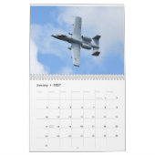 Air Show twee pagina's MediumCalendar, wit Kalender (Jan 2027)