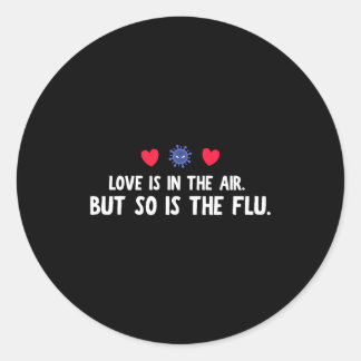Air So Flu Valentine's Day Ronde Sticker