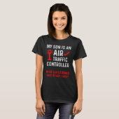 Air Traffic Controller Son Power ATC Flight Contro T-shirt (Voorkant volledig)