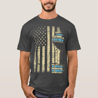 Air Traffic Controller TowerAircraft Airspace ATC T-shirt