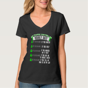 Air Traffic Controller Uurly Rate Atc T-shirt