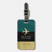 Air Travel Bags Identifier Classy Bagagelabel (Voorkant verticaal)