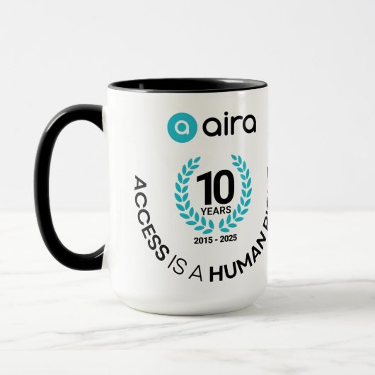 Aira 10e verjaardag / Jubileum Mok (Links)