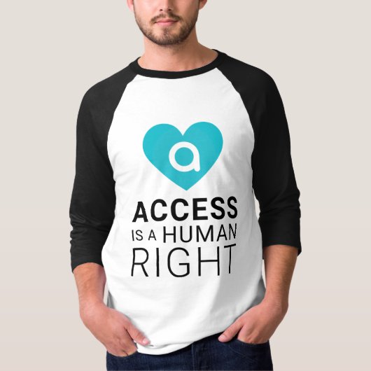 Aira Access is een mensenrecht T-shirt (Voorkant)