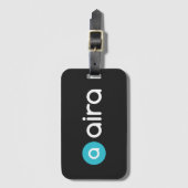 Aira Logo Bagagelabel (Voorkant (verticaal))