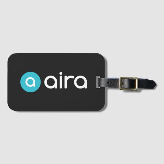Aira Logo Bagagelabel (Voorkant (horizontaal))