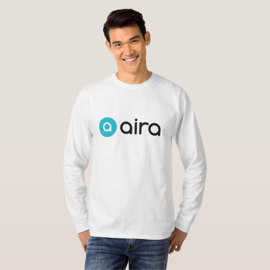 Aira Logo Basic T-shirt met lange mouwen (Voorkant volledig)