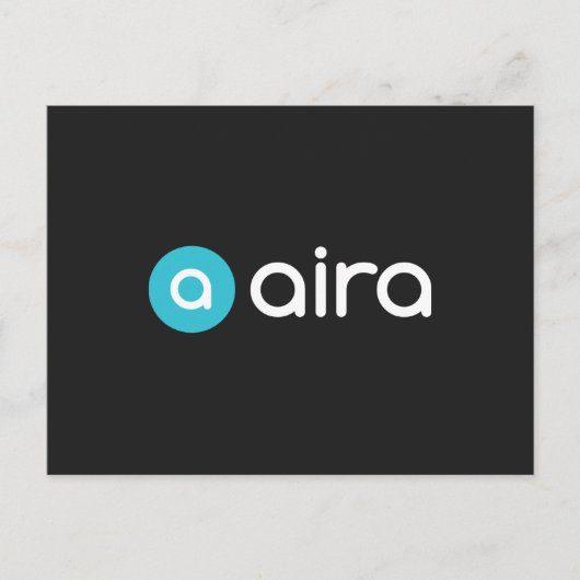 Aira Logo Briefkaart (Voorkant)
