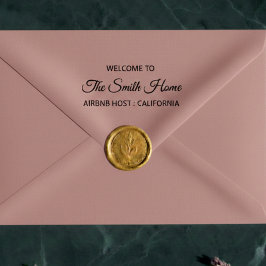 Airbnb Host Welcome Address Self Inking Stamp Zelfinktende Stempel