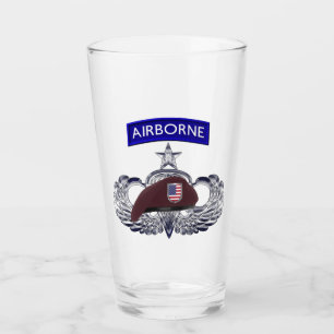 Airborne Baret & Senior Jump Wings Glas