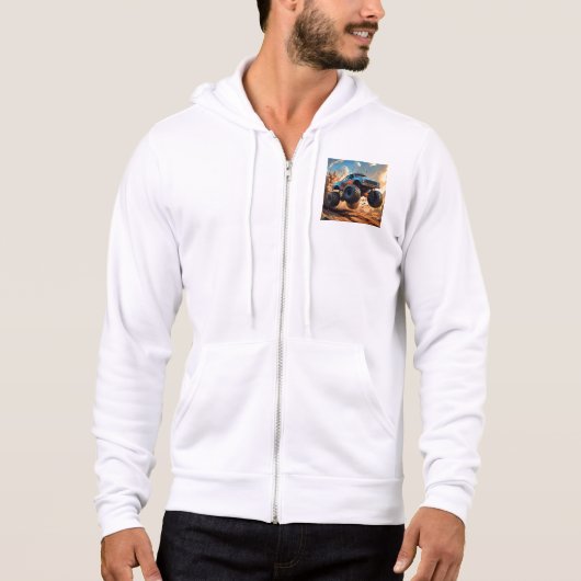 Airborne Fury: Off-Road Beast ontketend Hoodie (Voorkant)