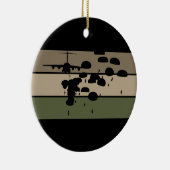 Airborne Jump Keramisch Ornament (Rechts)