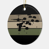 Airborne Jump Keramisch Ornament (Links)