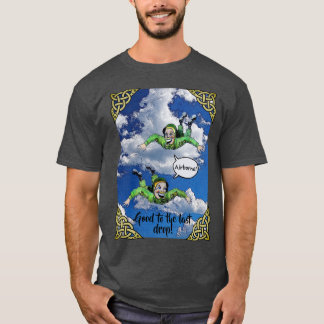 Airborne, legerspringparachutist, legercartoon t-shirt