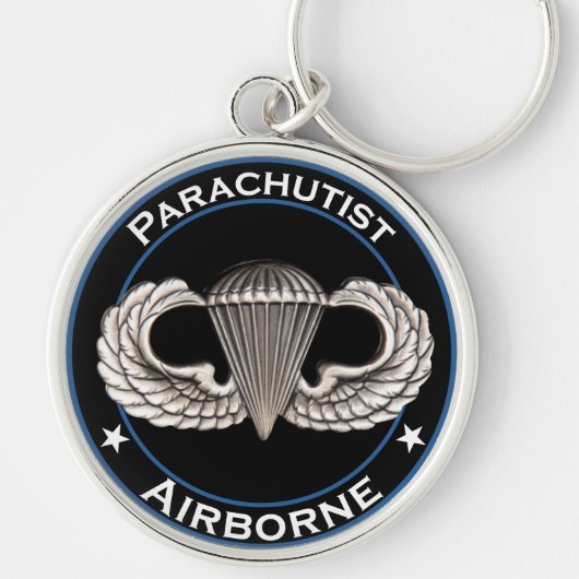 Airborne Parachutist Sleutelhanger (Voorkant)