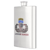 Airborne Ranger Master Flaming Parachutist Wings Flacon (Links)