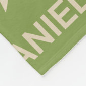 Airborne Veteran Custom Name Fleece Deken (Hoek)