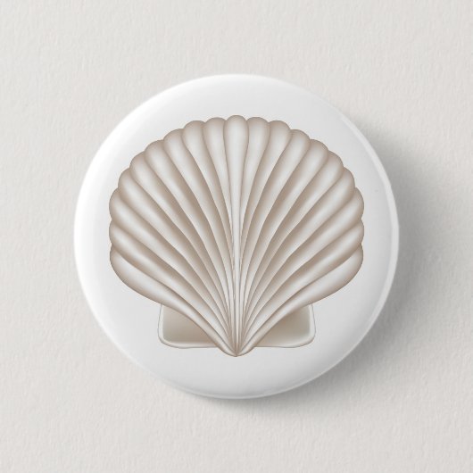 Airborpstijl Seashell Ronde Button 5,7 Cm (Voorkant)