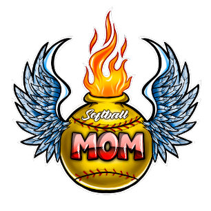 Airbrush Fastpitch softball ailes T-shirt