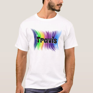 Airbrush Rainbow nom design T-Shirt