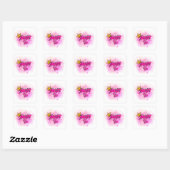 Airbrush Sweet 16 Stickers Rose Anniversaire (Feuille)