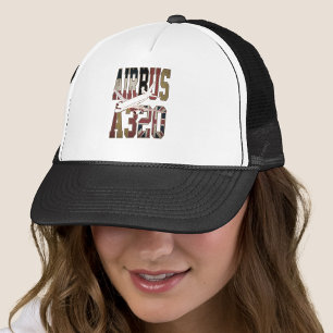 Airbus A320 Jetliner. Europese vlaggen Trucker Pet