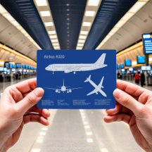 Airbus A320 - Vliegtuigblauwdruktekeningen ABD