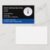 Airconditioning HVAC Visitekaartjes (Voorkant / Achterkant)